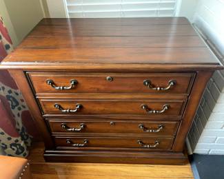 Wooden Filing Cabinet by Hooker Furniture