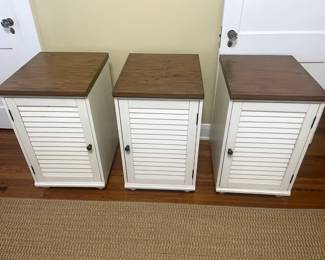 3 Stand Alone Cabinets