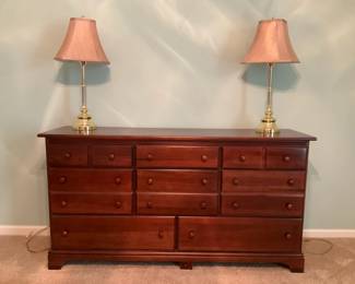Dresser And Lamp Duo