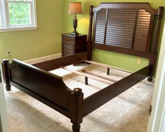 Bassett Bed and Nightstand