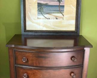 Bassett small dresser With Decor