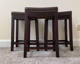 Trio Of Bar Stools 