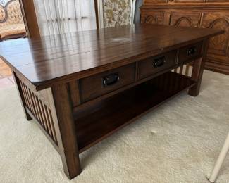 Frank Lloyd Wright style coffee table.
