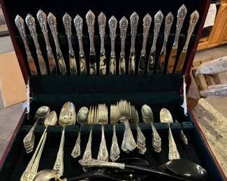 Sterling silver 'Rose Point' by Wallace