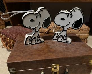Snoopy transistor radios.
