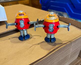 Vintage 1970s Shensei UFO Commander 7 Brayn-3 Diecast 4" Space Robot