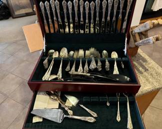 Sterling silver 'Rose Point' by Wallace