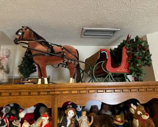 American Girl horse and carriage