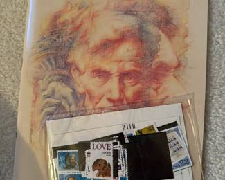 Mint stamps from the 1980's.