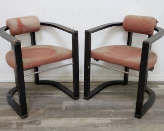 Lot # : 713 - Pair of George Kasparians Inc. arm chairs
