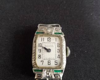 Lot # : 762 - 14k gold vintage Bulova watch
