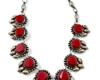 Lot # : 367a - Vintage signed sterling silver Mexican statement
