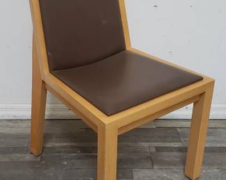 Lot # : 161 - Pair of mid-century modern faux leather bar stools
