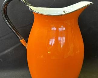 Lot # : 210 - Vintage metal Japanese pitcher
