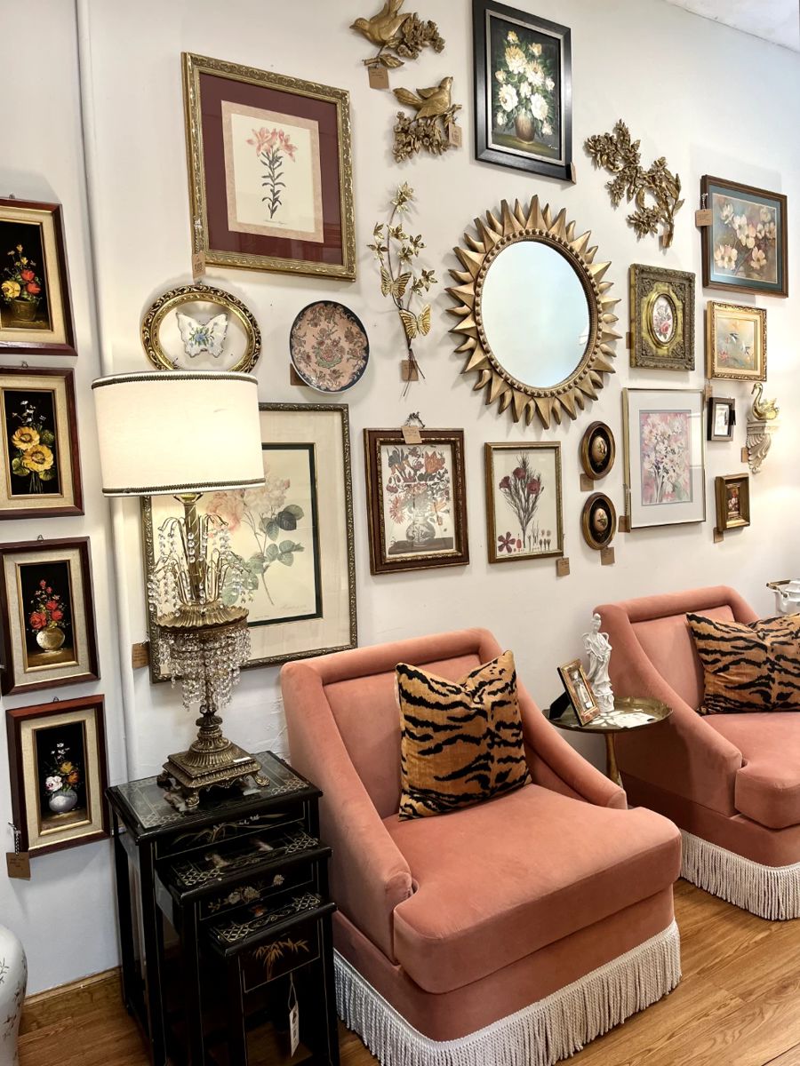 A gallery wall enthusiasts paradise.