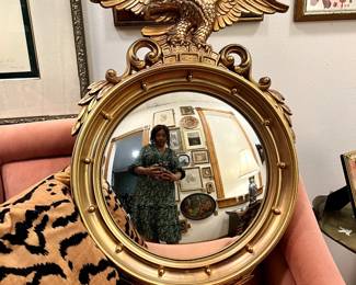 1970s eagle mirror