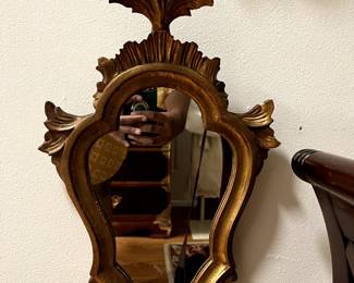 Italian Giltwood Mirrors - there's two of these. made of wood