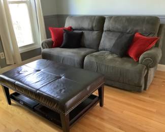 Couch and table