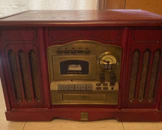 Thomas Pacconi Phonograph Record Player Radio Speaker System