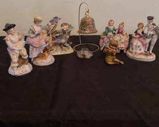 Birds, Music And Dancing Figurines 