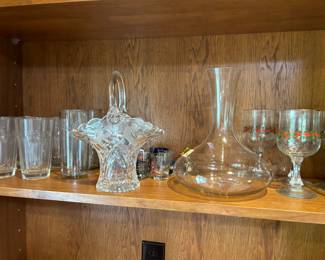 Glassware and Wine Decanter