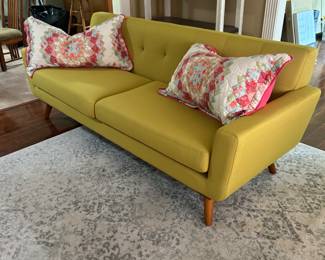 Lovely New Mid-Century Modern Sofa