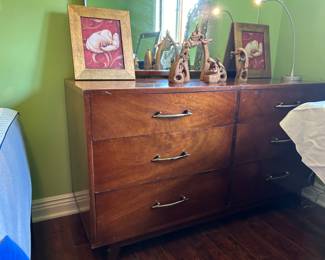 Dresser and Art Pieces