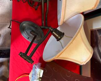 3 Wall Mount Lamps w Arms