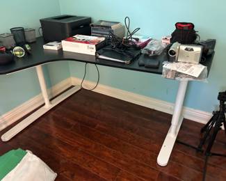 1 of two Home Workstations and Misc. Electronics