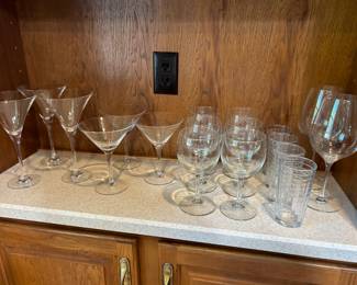Great Barware including 1 set of Tiffany and Co.