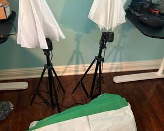 Green Screen and 2 Lights for your Webcasts!
