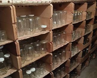 Lots of Canning Jars and Honey Jars! Lids and Rings too!