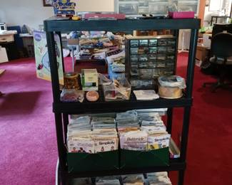 Large Variety of Paper Patterns, Quilting Patterns and Patterns with Material as Well!