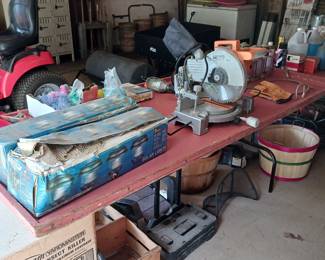 Solar Lights New in the Box and a Miter Saw!