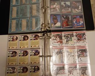 Late 80's Early 90's Baseball and Hockey Card Albums!