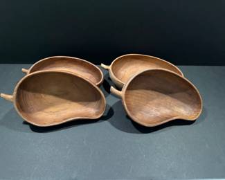 Vtg. wood bowls