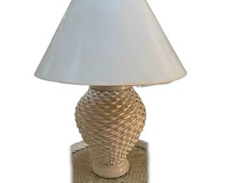 Wicker lamp