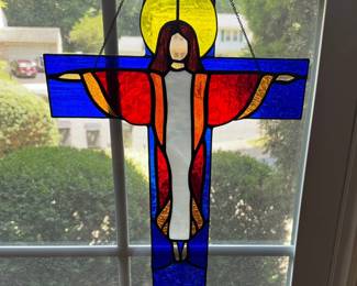 Stained glass cross