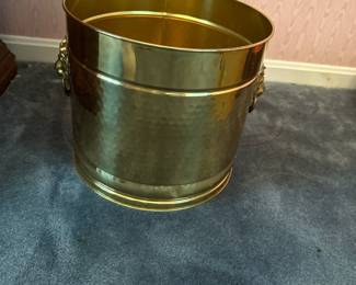 Brass pot