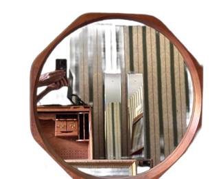 Vtg. Octagon mirror