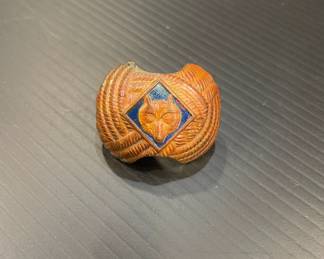 Vtg. Boy Scouts neckechief scarf slid