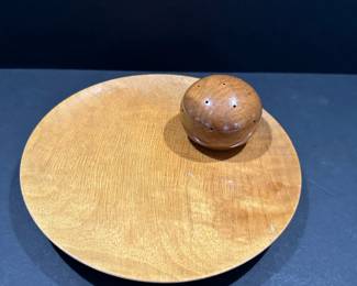 Vtg. wood serving tray