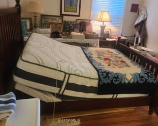 Adjustable full size bed - mint condition ( almost new) Stickly bed frame from Bartlett Fine Furnishings