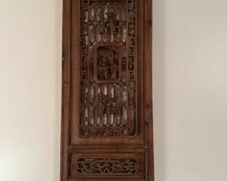 Antique Wooden Window Panel (A) 