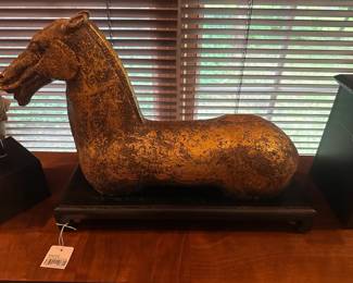 Han Style Gilt Horse 