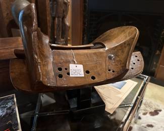 Antique horse saddle