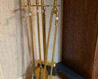 Fireplace tool set 