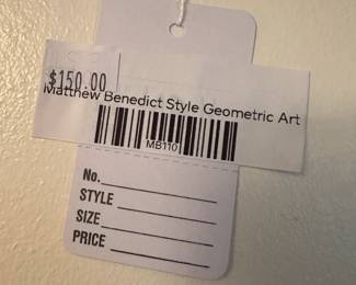 Matthew Benedict Style Geometric Art 