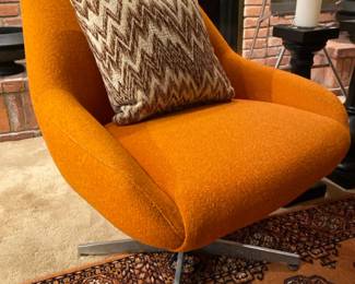 Cole Steel Orange Chair (A)