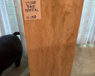Stone pedestal 